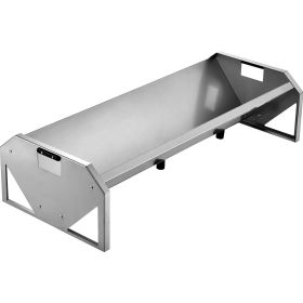 Livestock Feeding Trough, 22 Gallon Capacity, 45" Hay Feeder, Heavy Duty Steel Livestock Trough