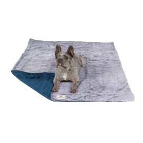 DGS Pet Products Chill Kuzzi FIR Blanket Medium Blue 30" x 40" x 0.5" (Color: Blue, size: medium)