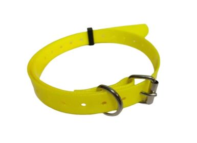 1pcs Adjustable Dog Training Collar - Reflective & Durable Nylon, Comfortable & Safe for Small/Medium/Large Dogs, Perfect for Obedience Training (Color: Yellow)
